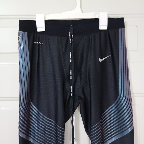 Nike Dri-Fit Running Tights Performance Athletic Compression Pants Size XL Men - Picture 4 of 11